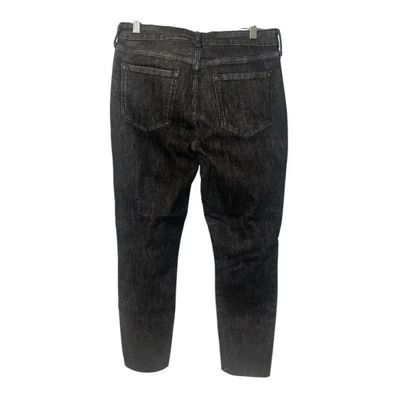 Old Navy Black High Rise Rockstar Super Skinny Jeans, Sz 10 - Picture 2 of 7